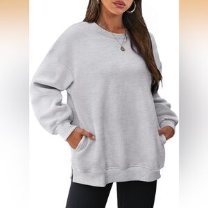 Wiholl Gray Crewneck Sweatshirt Small
